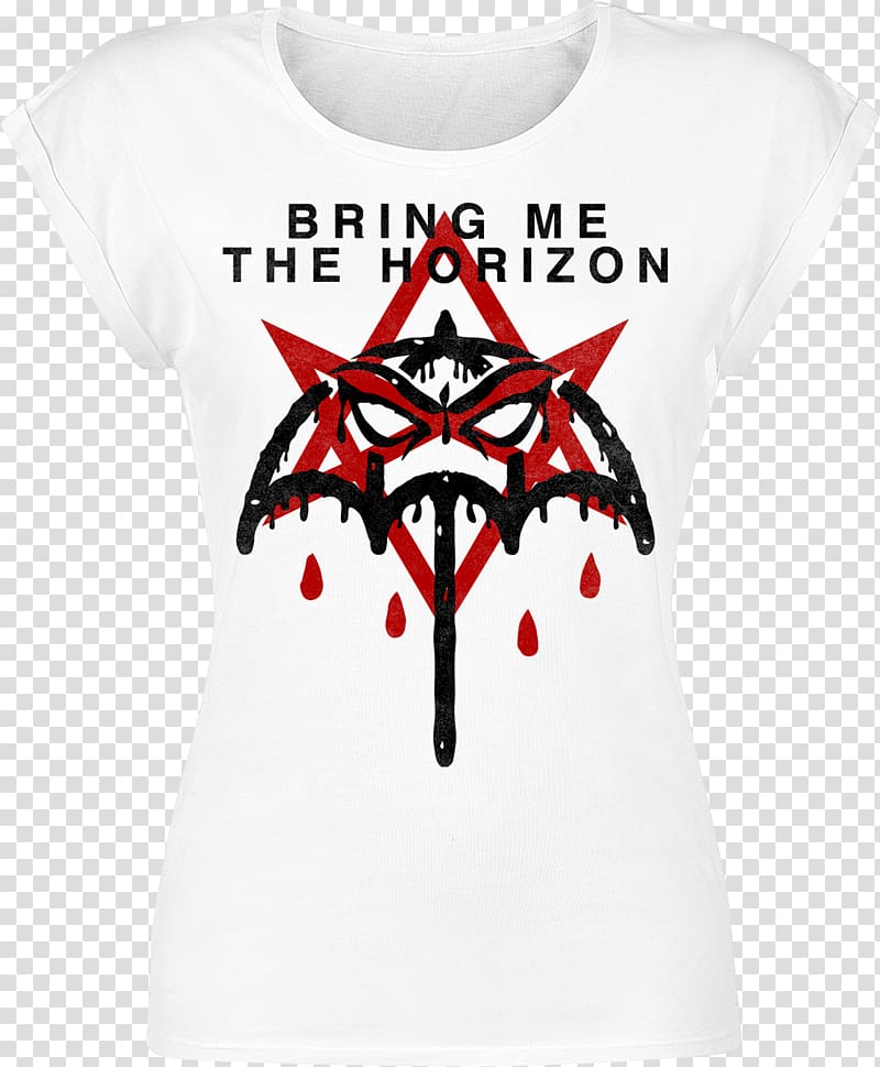 T-shirt Bring Me the Horizon Merchandising Clothing Metalcore, T-shirt transparent background PNG clipart