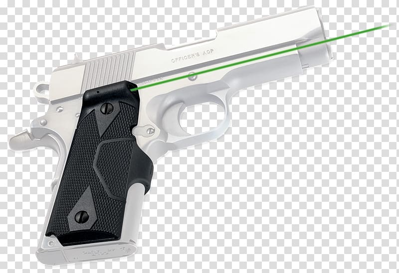 Trigger Firearm Pistol Crimson Trace Laser, shooting traces transparent background PNG clipart