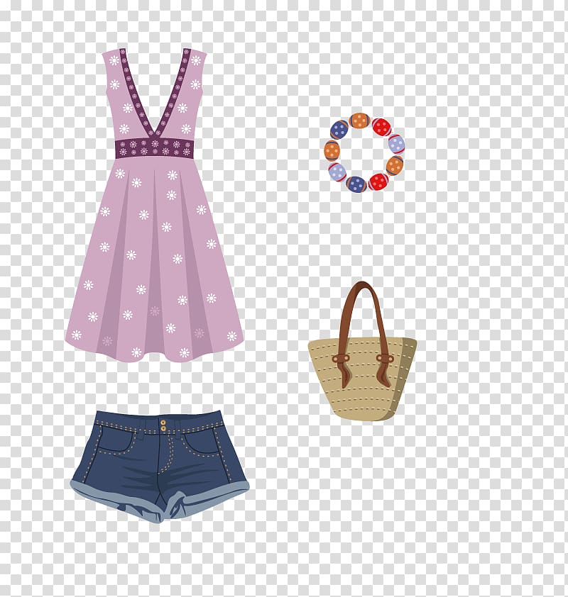 Clothing Fashion accessory , summer dress transparent background PNG clipart