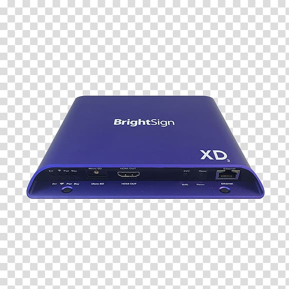 BrightSign HD223 BrightSign XD233 BrightSign XT1143 BrightSign XT243 Digital Signs, Signage Solution transparent background PNG clipart
