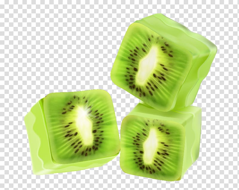 Kiwifruit Euclidean , Frozen Kiwi material transparent background PNG clipart