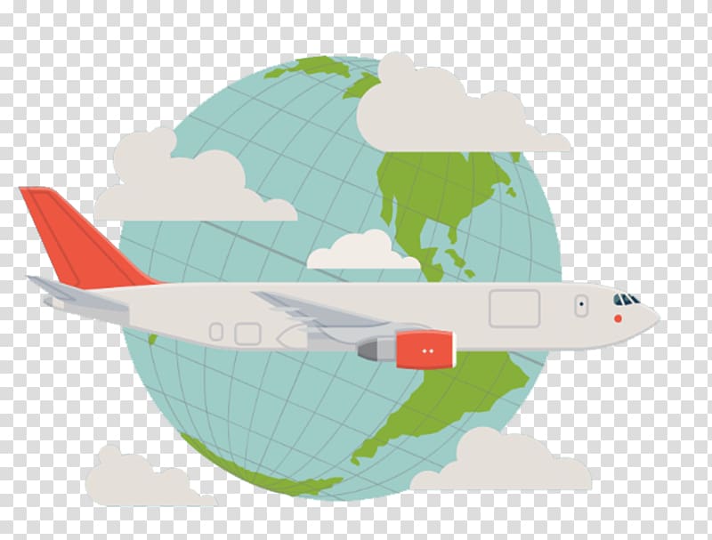 Earth Airplane Aircraft, Earth and airplane transparent background PNG clipart