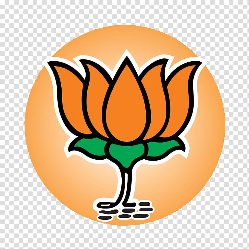 orange-and-green-waterlily-flower-art-bharatiya-janata-party-logo