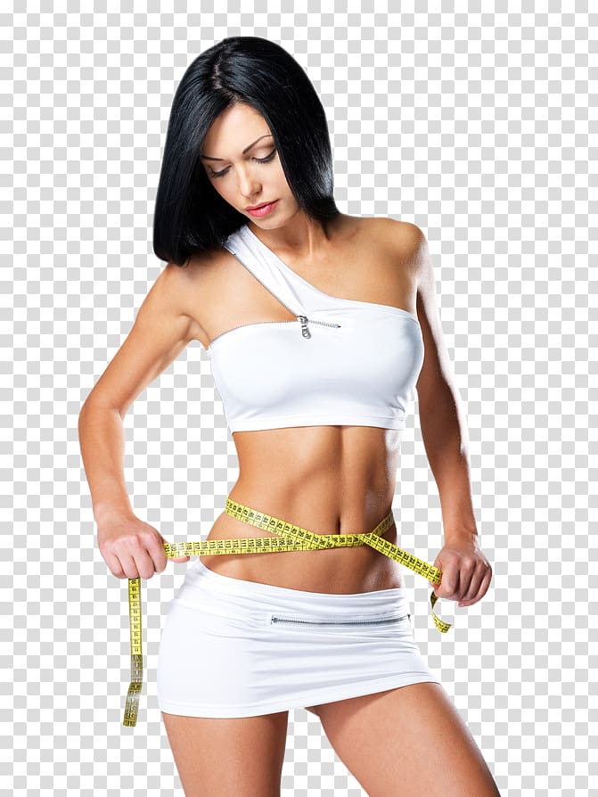 woman measuring her waist while standing, Dietary supplement Weight loss Garcinia gummi-gutta Adipose tissue, others transparent background PNG clipart