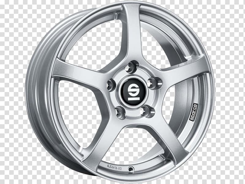 Car Rim OZ Group Sparco Alloy wheel, car transparent background PNG clipart