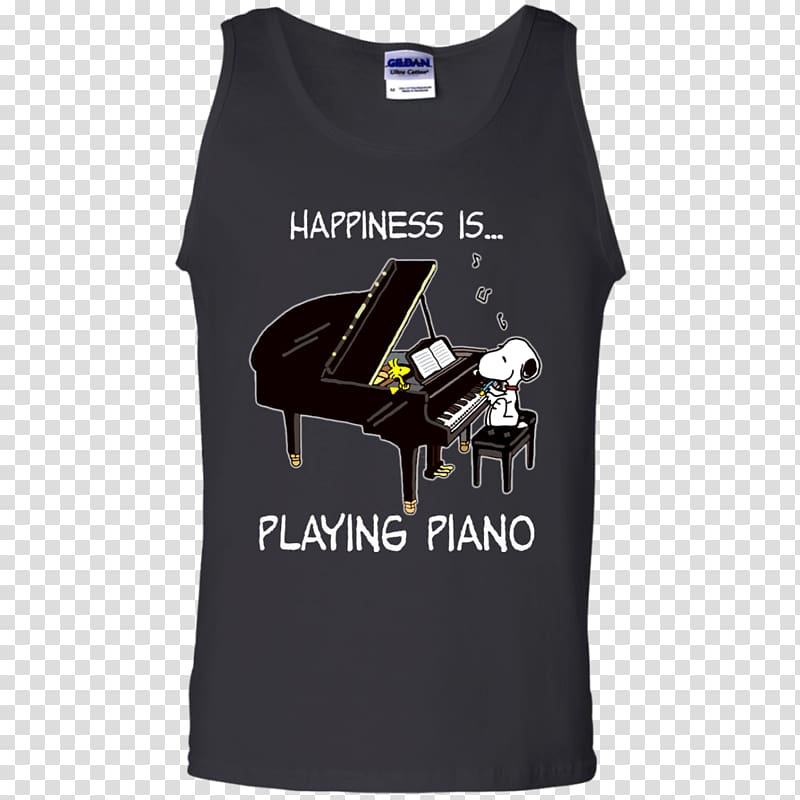 T-shirt Hoodie Gildan Activewear Sweater, playing the piano transparent background PNG clipart