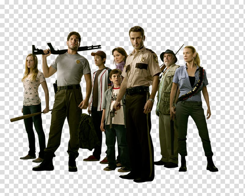 Shane Walsh Rick Grimes The Walking Dead, Season 1 Television show AMC, crowd transparent background PNG clipart
