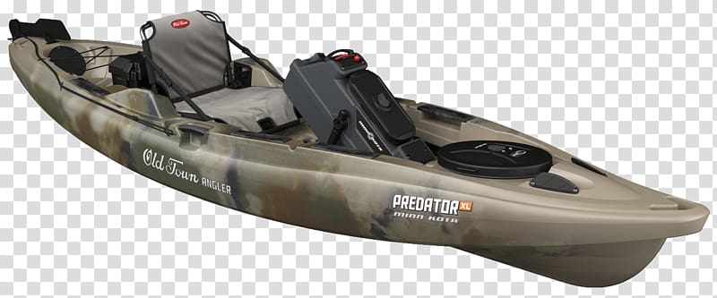 Boat Predator Kayak fishing Old Town Canoe, boat transparent background PNG clipart