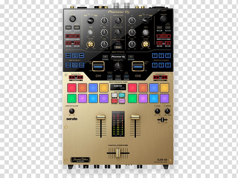 Pioneer DJM-S9 Audio Mixers Disc jockey, others transparent background PNG clipart