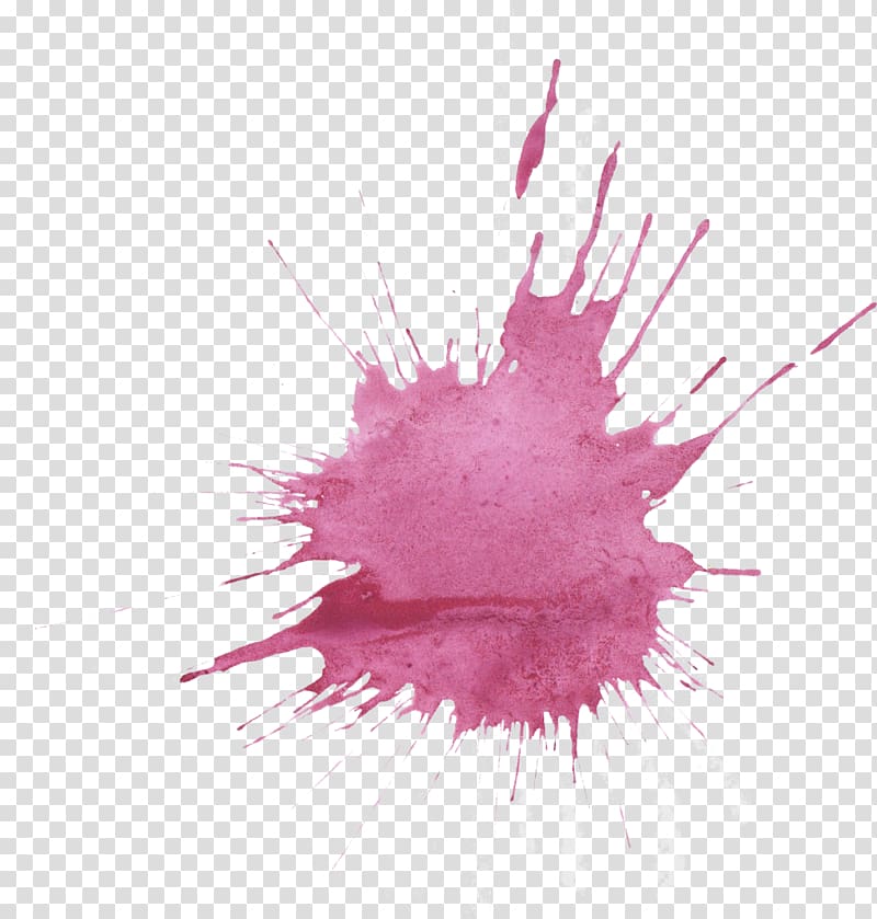 red paint , Watercolor painting Purple Blog, water colour transparent background PNG clipart