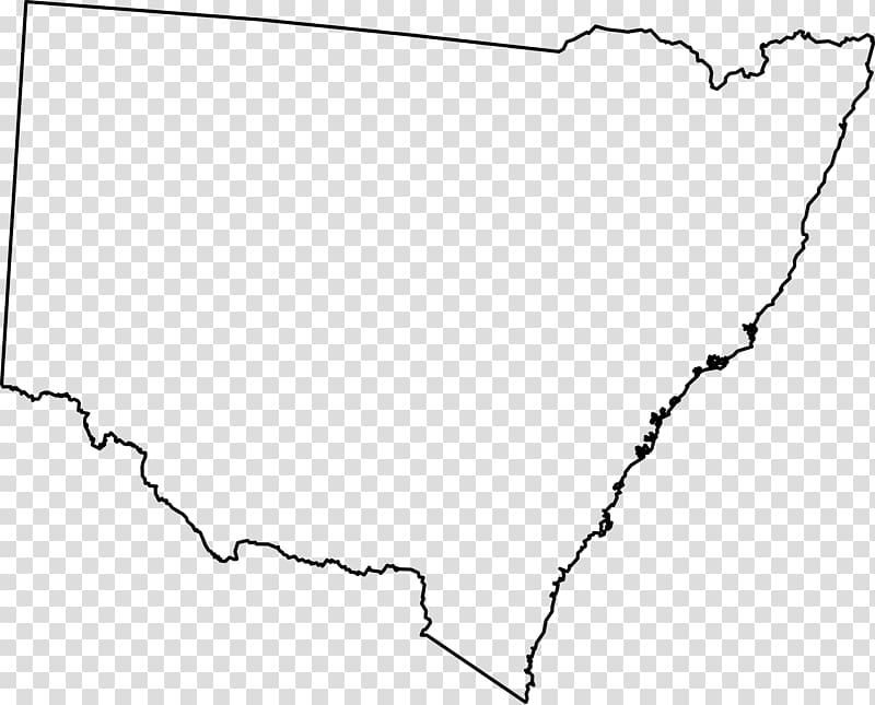 New South Wales Blank map , states transparent background PNG clipart