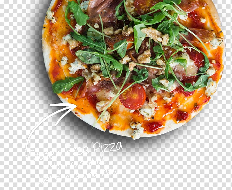 Sicilian pizza Muesli Vegetarian cuisine Recipe Gluten-free diet, pizza ingredients transparent background PNG clipart