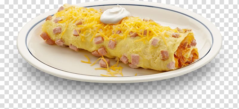 ham and cheese omelette clipart