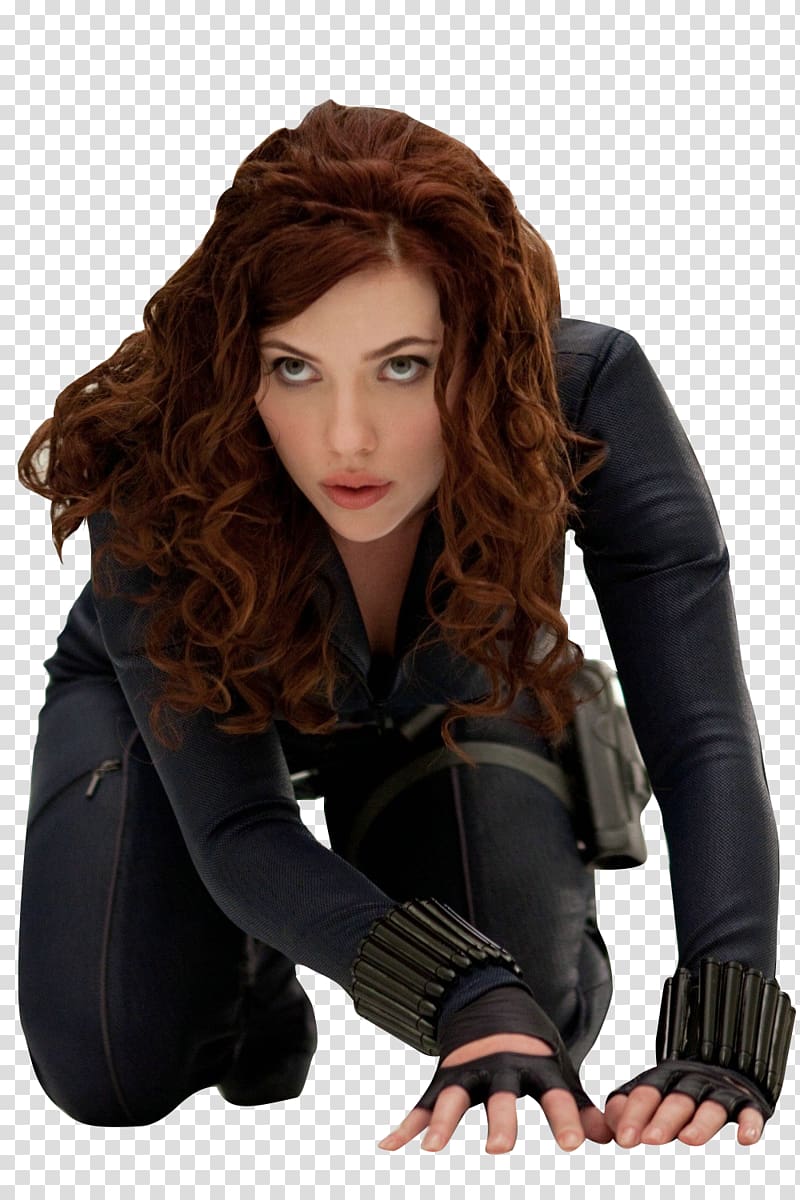 Scarlett Johansson Black Widow Iron Man 2 Marvel Cinematic Universe, Black Widow transparent background PNG clipart