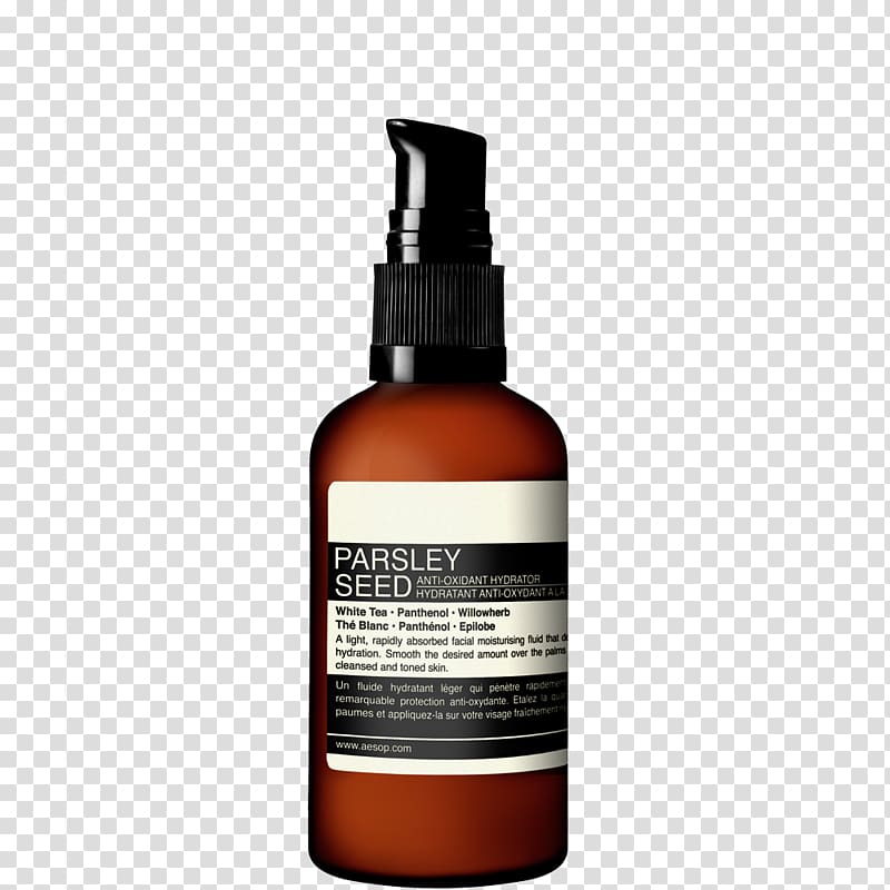 Aesop Parsley Seed Anti-Oxidant Serum Lotion Skin care Facial, anti radiation anti sai cream transparent background PNG clipart