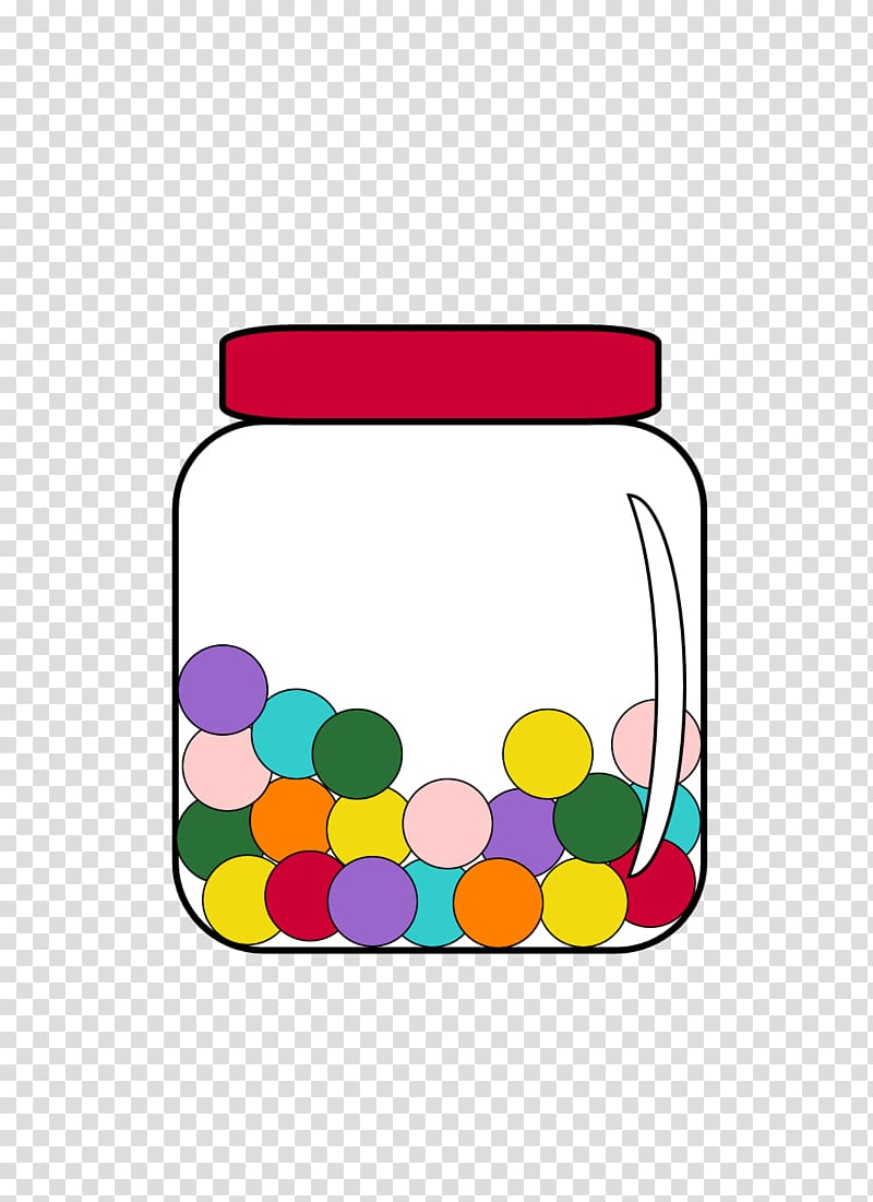 Chewing gum Candy Jar , Capacity transparent background PNG clipart