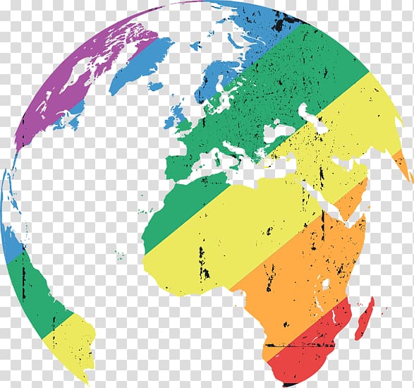 Europe Africa Globe Middle East, global map transparent background PNG clipart