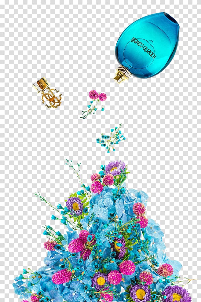 Perfume Graphic design, Blue perfume transparent background PNG clipart