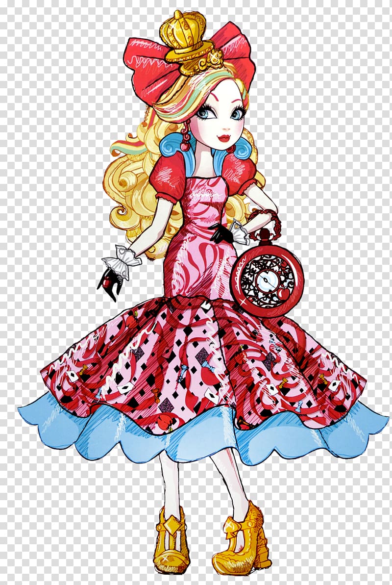 Ever After High Legacy Day Apple White Doll Alice\'s Adventures in Wonderland Way Too Wonderland: Royal Flush, Apple white transparent background PNG clipart