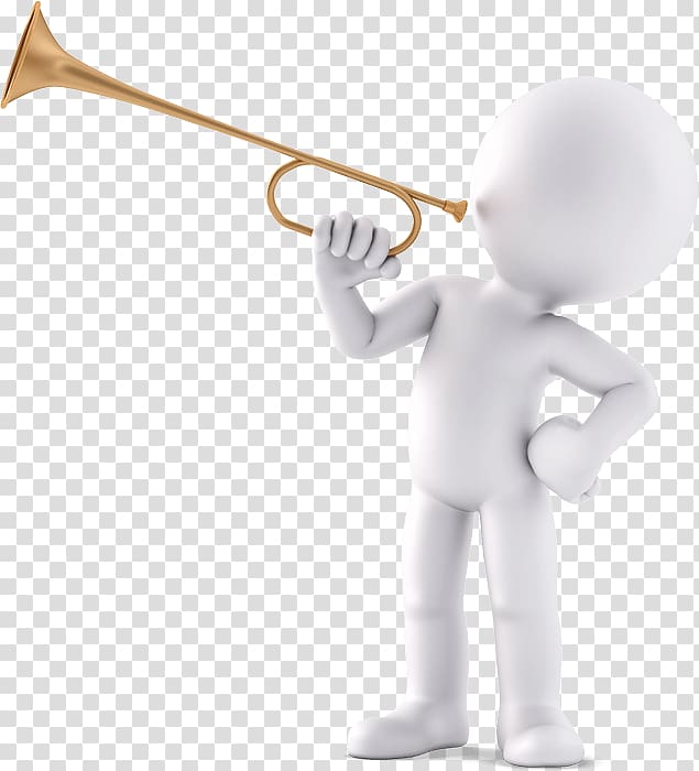 3D computer graphics, man playing clarinet transparent background PNG clipart