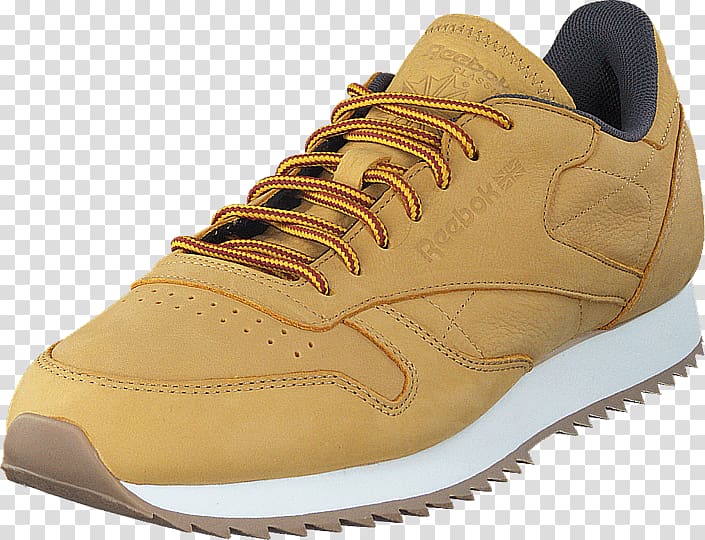 Shoe Reebok Classic Sneakers Leather, Wheat Fealds transparent background PNG clipart