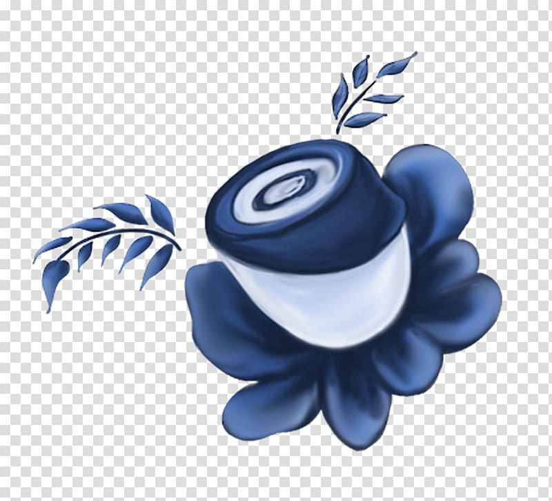Color Ornament Zhostovo painting Drawing, blue flowers transparent background PNG clipart
