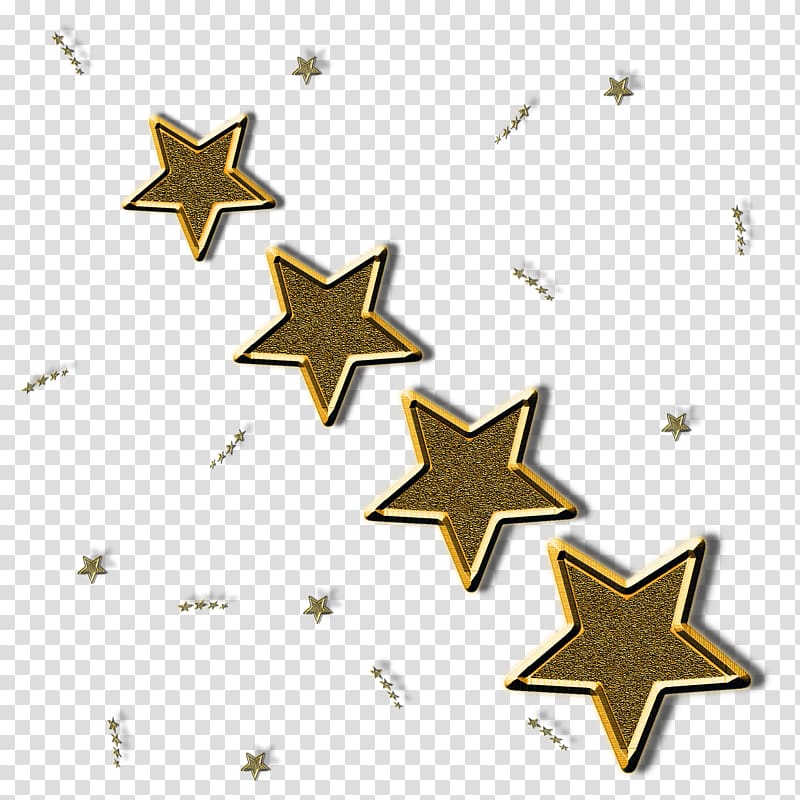 Virginia Star Child, gold stars transparent background PNG clipart