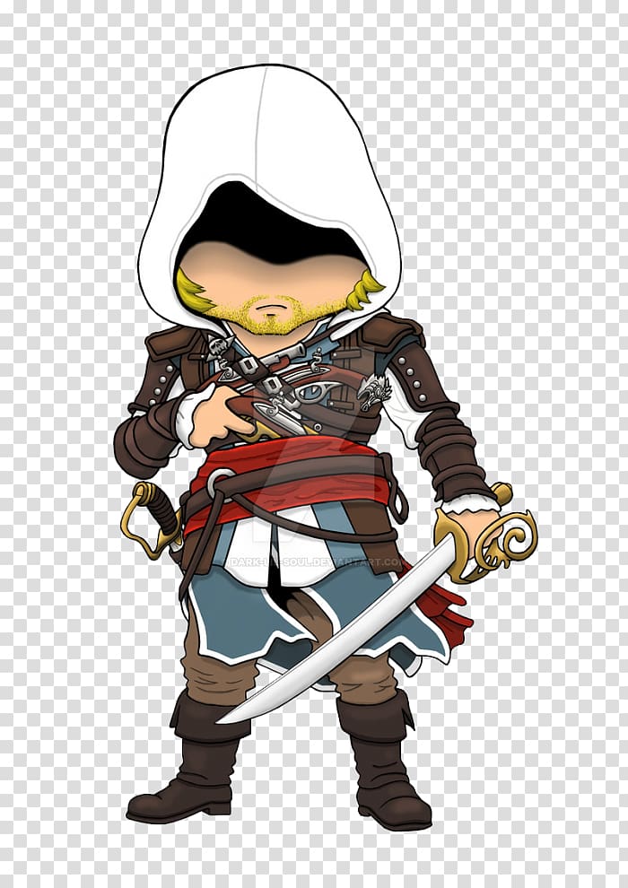 Assassin\'s Creed IV: Black Flag Assassin\'s Creed III Ezio Auditore Assassin\'s Creed: Revelations Assassin\'s Creed: Brotherhood, Chibi transparent background PNG clipart