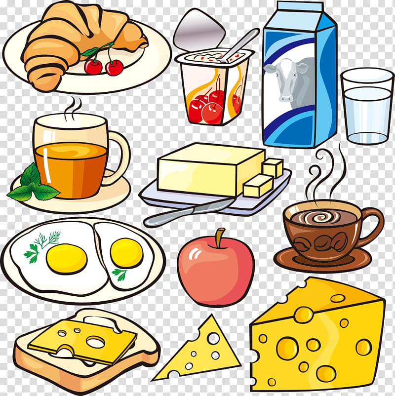 Full breakfast Brunch Breakfast sandwich , cheese and coffee transparent background PNG clipart