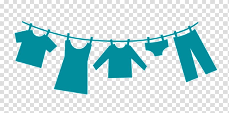 Clothes line Laundry room Silhouette, Silhouette transparent background PNG clipart