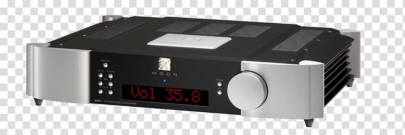 Integrated amplifier Audio power amplifier Preamplifier Stereophonic sound, hi-fi transparent background PNG clipart