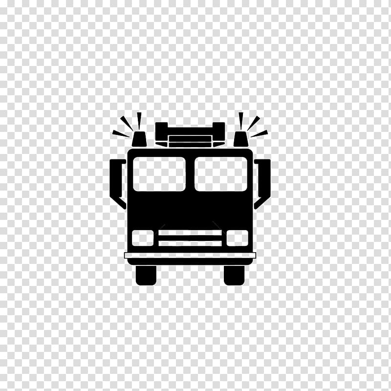 Car Fire engine Truck Silhouette , Lighted fire engines transparent background PNG clipart