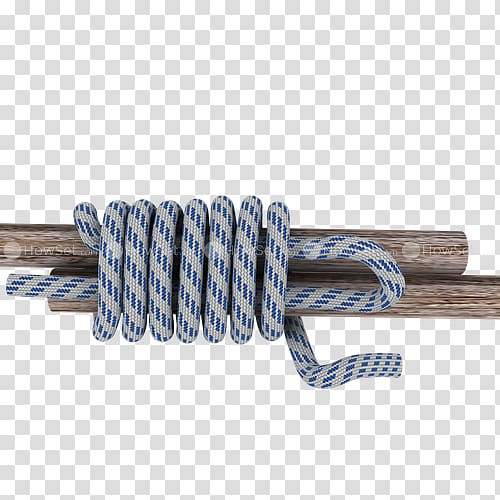 Rope Whipping knot Common whipping Honda knot, rope transparent background PNG clipart