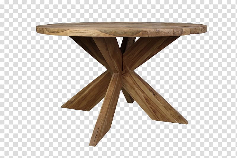 Round table Eettafel Kayu Jati Wood, table transparent background PNG clipart