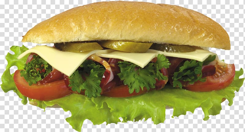 Hamburger Butterbrot Vegetable sandwich, hamburger, burger transparent background PNG clipart