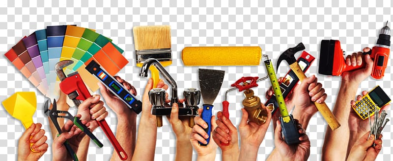 assorted-color handheld tools , House Architectural engineering Home repair Home improvement , Handyman transparent background PNG clipart