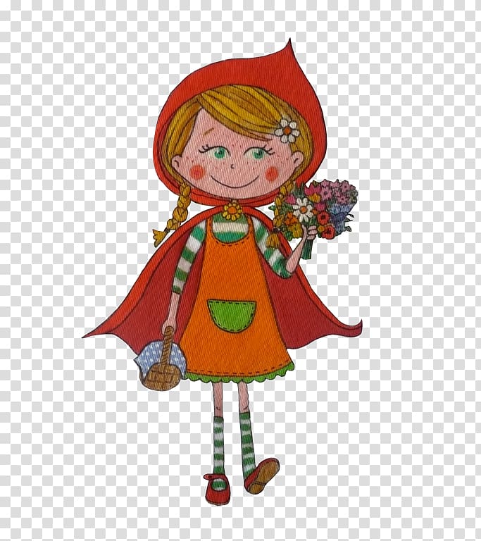 Christmas elf Little Red Riding Hood Christmas tree Adolescence Christmas ornament, chapeuzinho vermelho transparent background PNG clipart