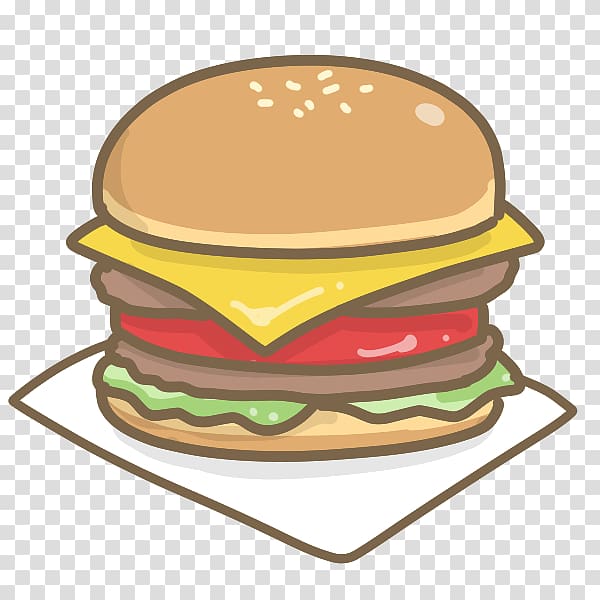 Cheeseburger Hamburger Melonpan Croissant Fast food, croissant transparent background PNG clipart