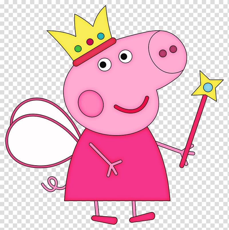 Daddy Pig Piglet Minnie Mouse , peppa transparent background PNG clipart