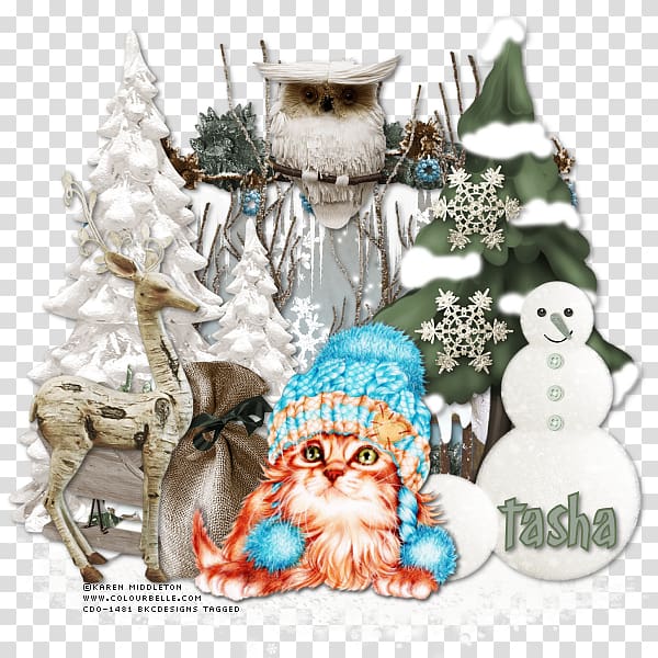 Christmas tree Christmas ornament Kitten, winter tutorial transparent background PNG clipart