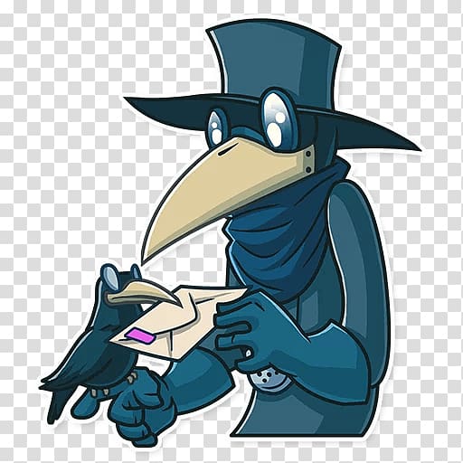 Telegram Sticker Plague doctor 2017 Icon, plague doctor transparent background PNG clipart