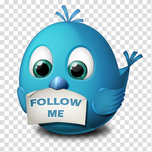 computer easter egg smile, Twitter follow me, blue bird illustration transparent background PNG clipart