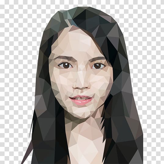 Portrait Pop art Drawing Watercolor painting, Poly transparent background PNG clipart