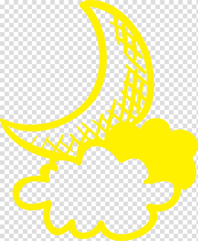 Yellow , Yellow moon clouds transparent background PNG clipart