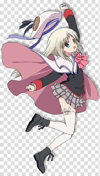 Little Busters! Kud Wafter Anime Character Manga, Anime transparent background PNG clipart