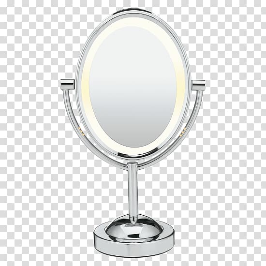 Mirror Polishing Cosmetics Oval Light, mirror transparent background PNG clipart