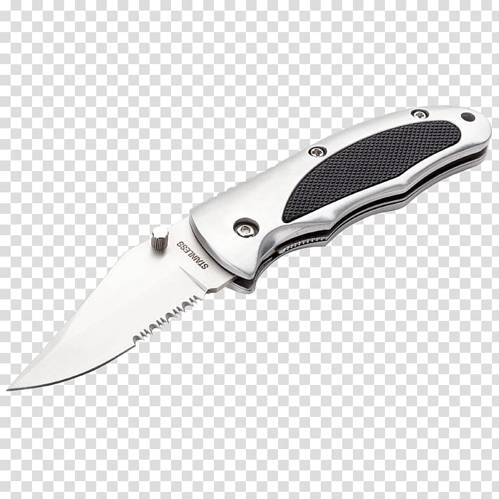 Utility Knives Hunting & Survival Knives Bowie knife Serrated blade, knife transparent background PNG clipart