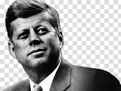 USA President illustration, John F Kennedy transparent background PNG clipart