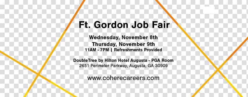 Job fair News Fort Gordon Cohere Technology Group, LLC, Career Fair transparent background PNG clipart