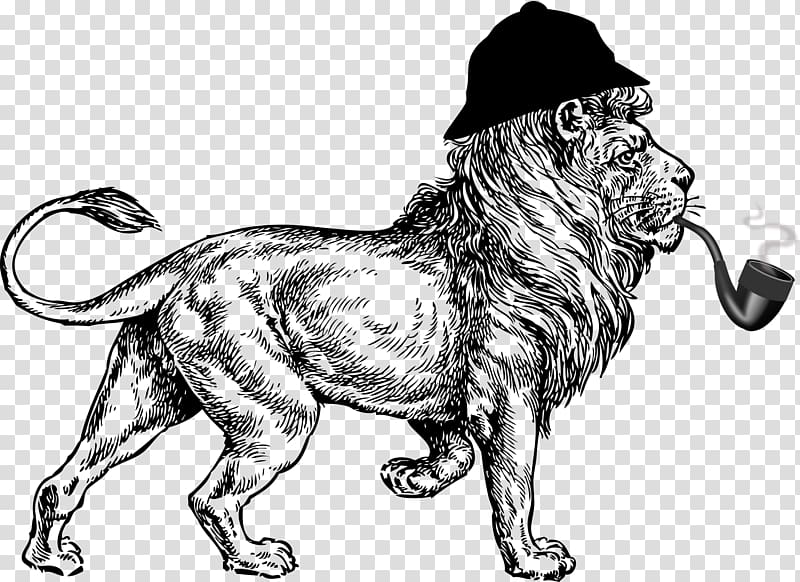 Sherlock Holmes Museum Lion , Lions Head transparent background PNG clipart